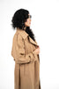 Oversize Camel Trençkot