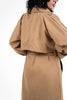 Oversize Camel Trençkot