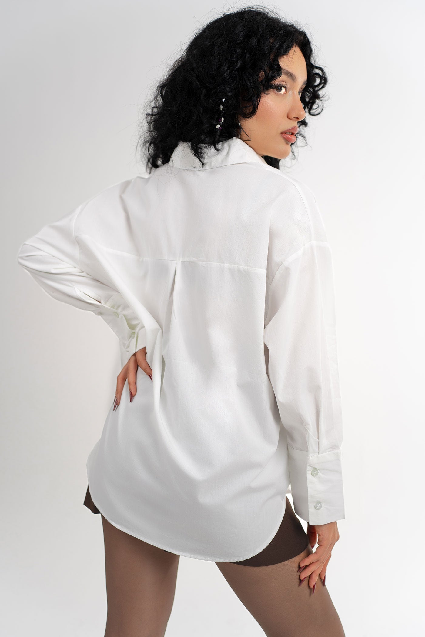 Oversize Poplin Gömlek